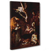 Caravaggio - Natività con i santi Lorenzo e Francesco d'Assisi